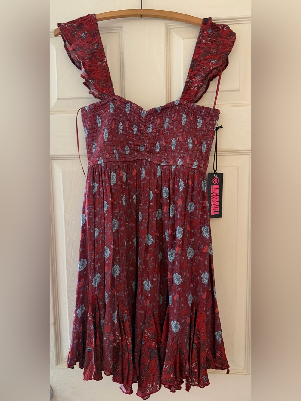 Rock & Roll Red Floral Sundress